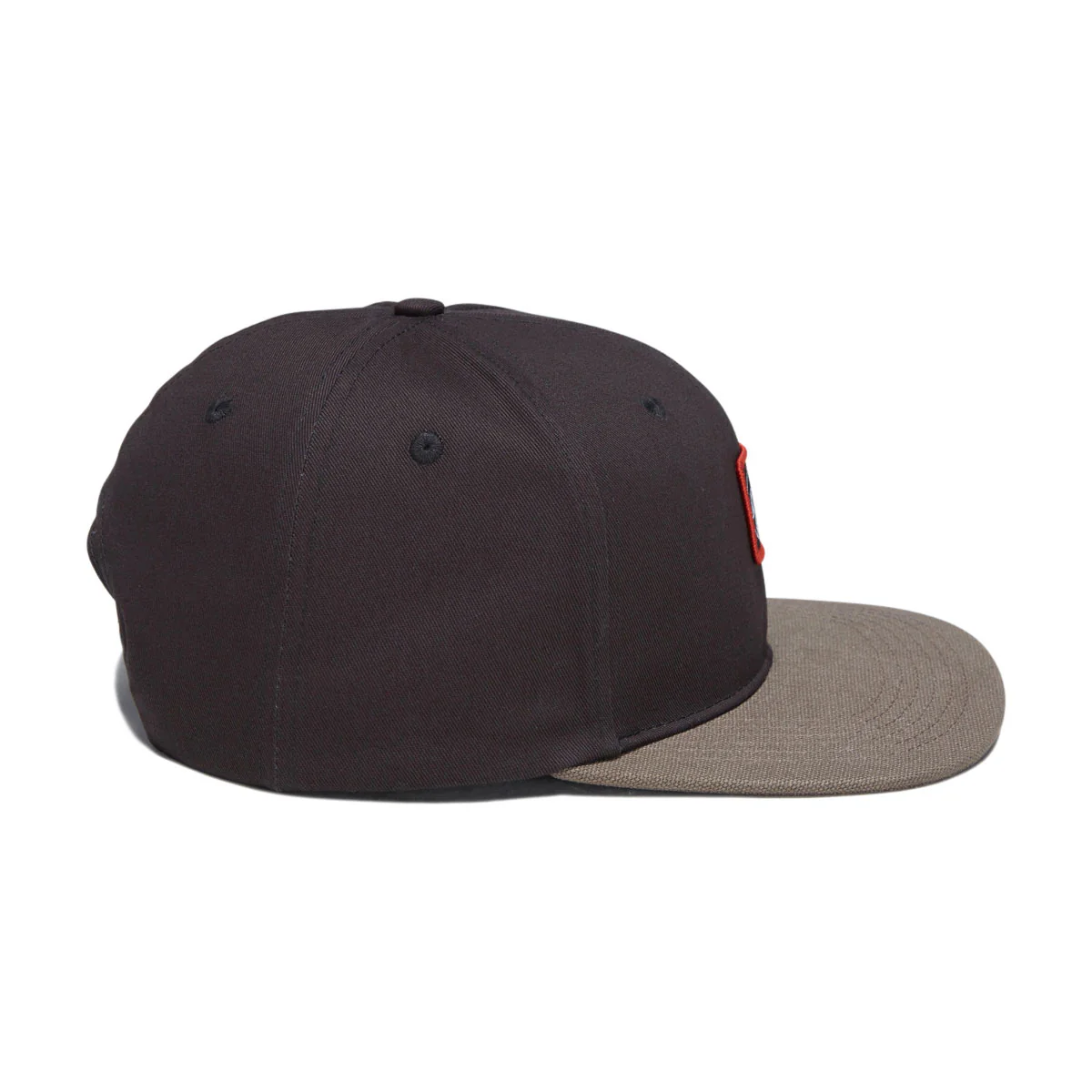 Santa Cruz Cruz Label Snapback Hat - Black/Saddle - Image 3