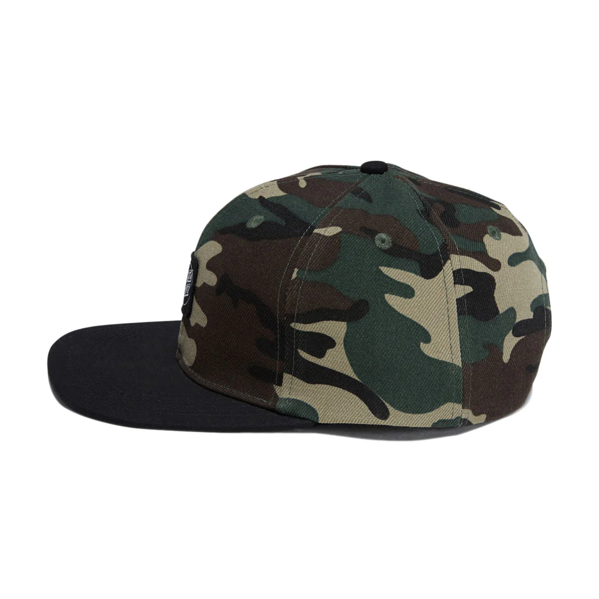 Santa Cruz Cruz Label Snapback Hat - Camo/Black - Image 4