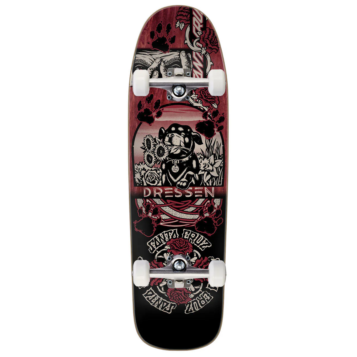 Santa Cruz Dressen Evo Pro Shaped Skateboard Complete - 9.30"