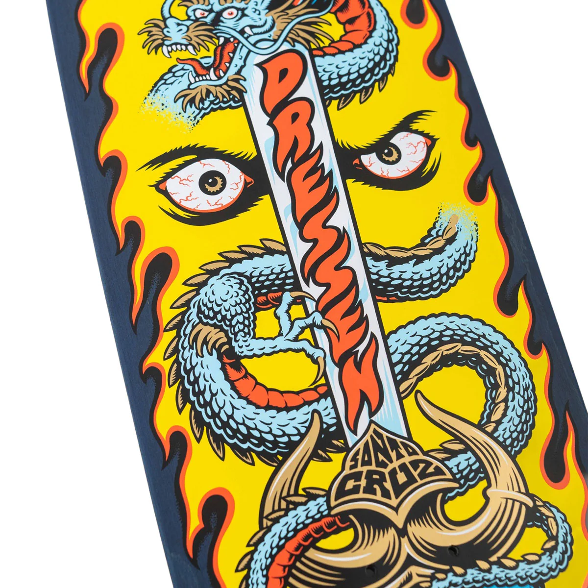 Santa Cruz Dressen Sword Pro Shaped Skateboard Deck - 9.25" - Image 4