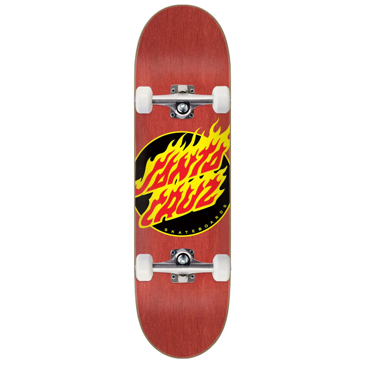 Santa Cruz Flame Dot Skateboard Complete - 7.25"