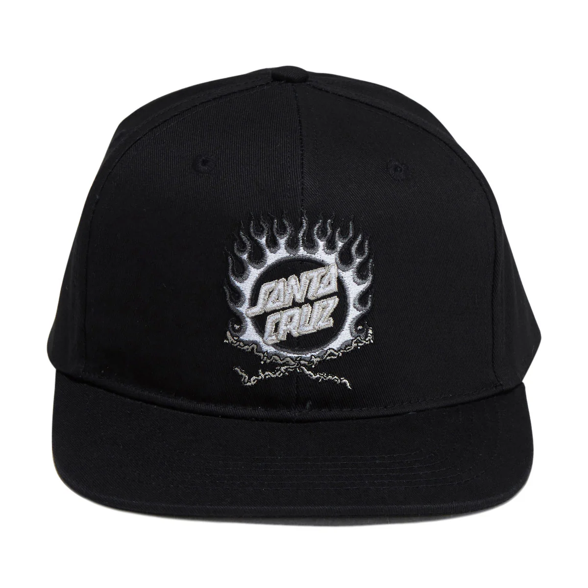 Santa Cruz Forging Dot Snapback Hat - Black - Image 5