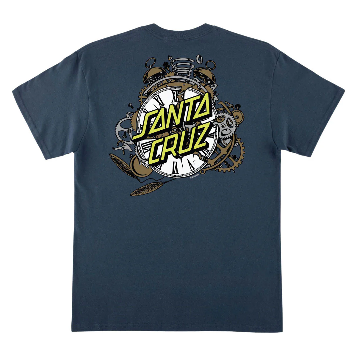Santa Cruz Grabke Exploding Dot T-Shirt - Blue Dusk