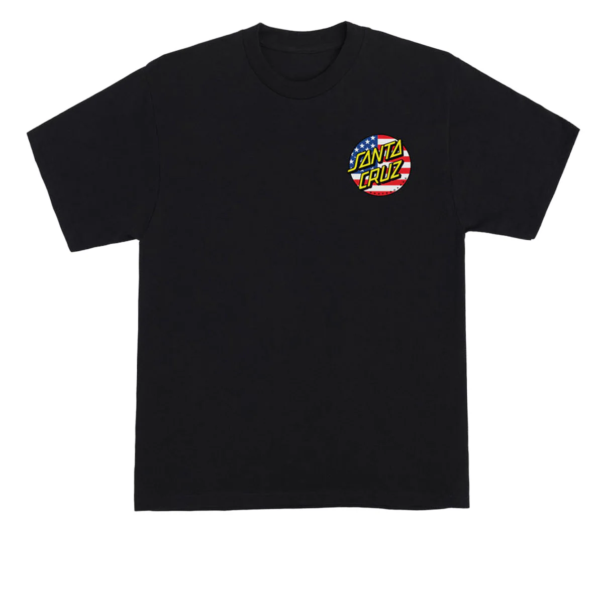 Santa Cruz July 4th Dot V2 T-Shirt - Black - Image 2