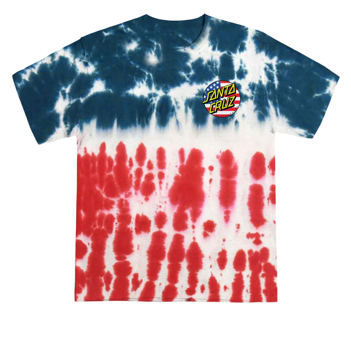 Santa Cruz July 4th Dot V2 T-Shirt - Flag