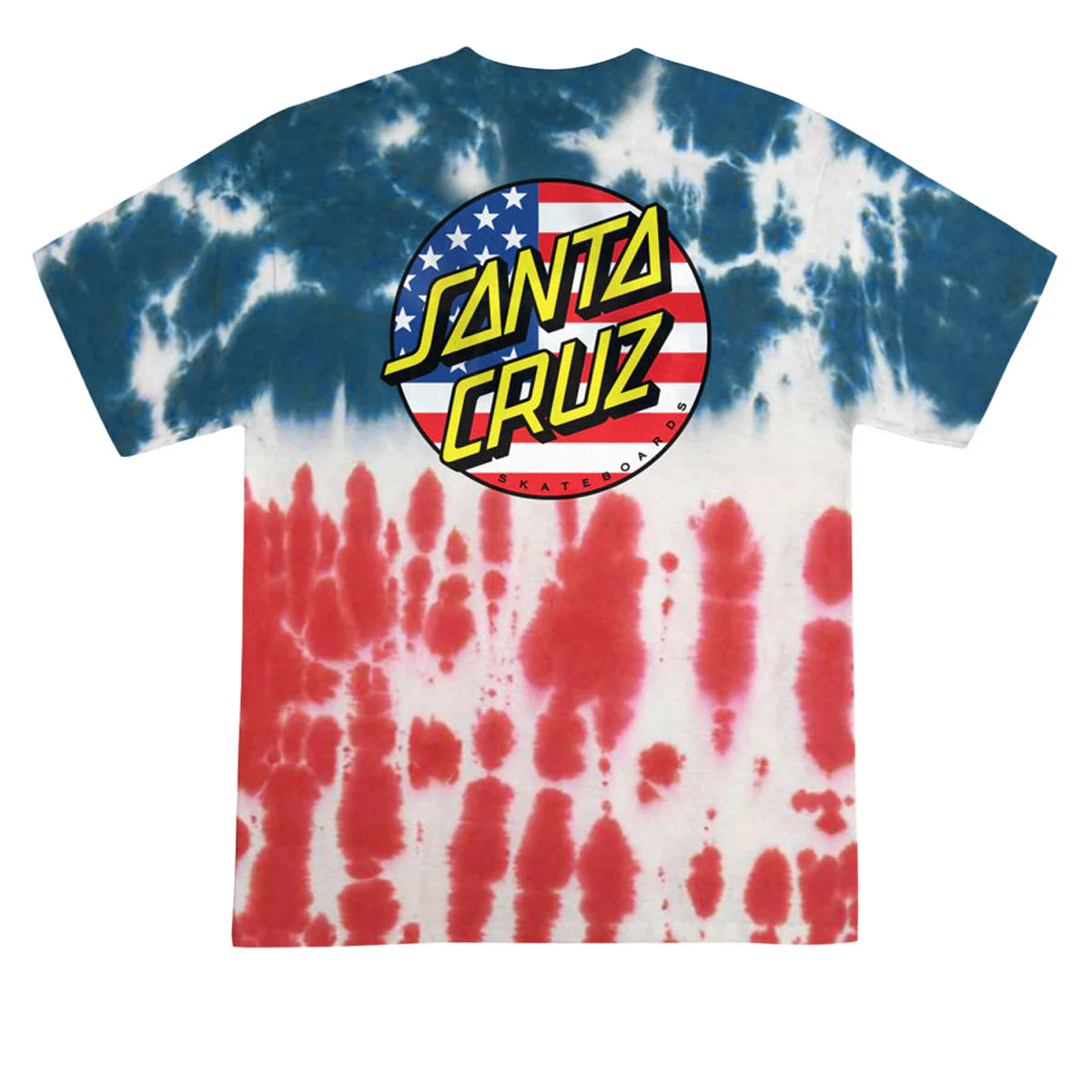 Santa Cruz July 4th Dot V2 T-Shirt - Flag - Image 2