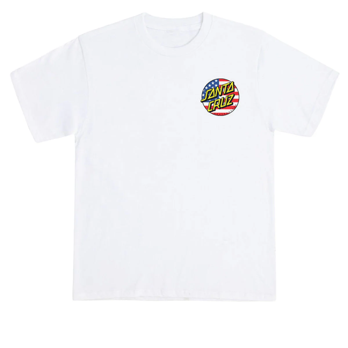 Santa Cruz July 4th Dot V2 T-Shirt - White - Image 2