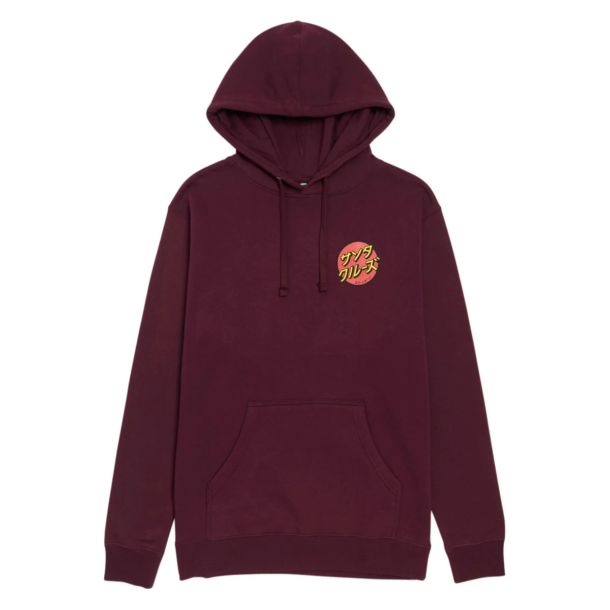 Santa Cruz Katakana Dot Hoodie - Maroon