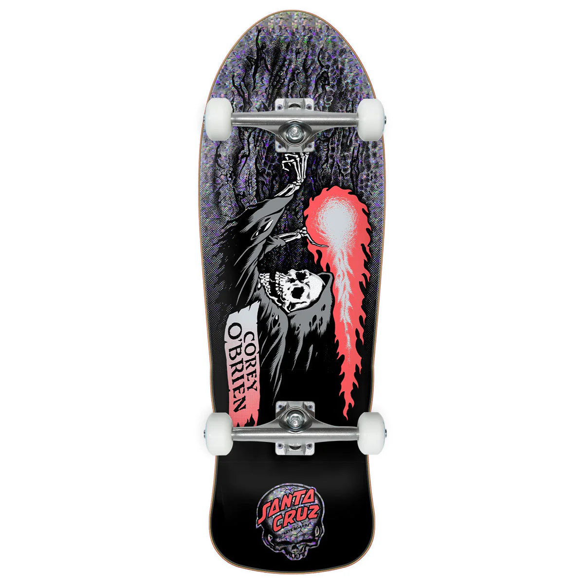 Santa Cruz Obrien Reaper II Reissue Skateboard Complete - 9.85"