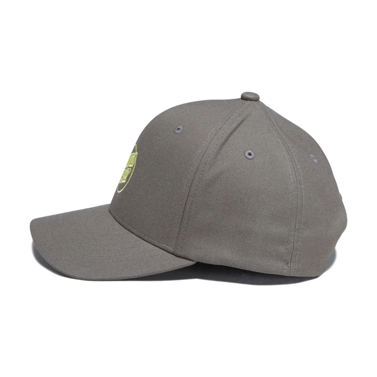 Santa Cruz Opus Dot Snapback Hat - Grey/Yellow - Image 4
