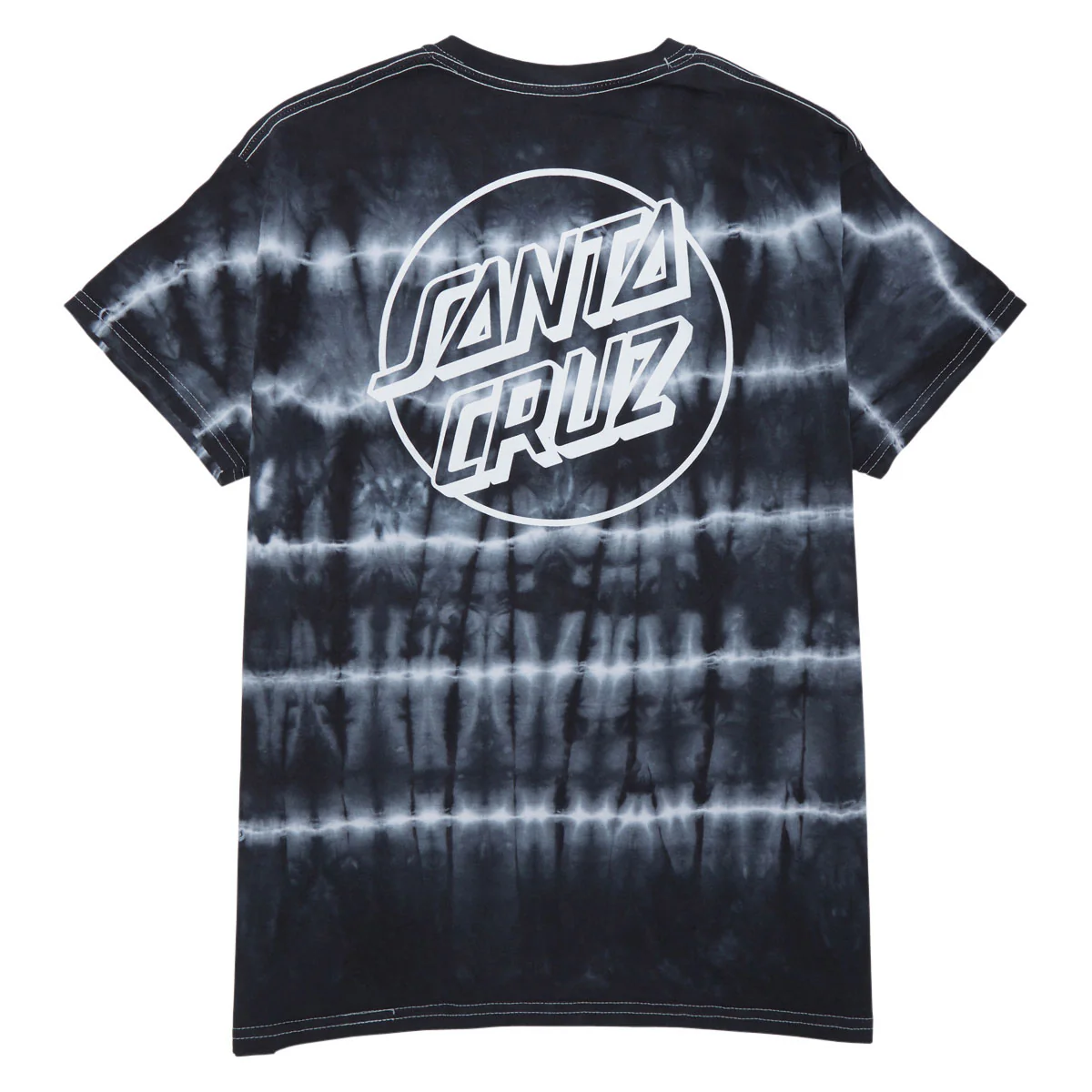 Santa Cruz Opus Dot T-Shirt - Black Shibori
