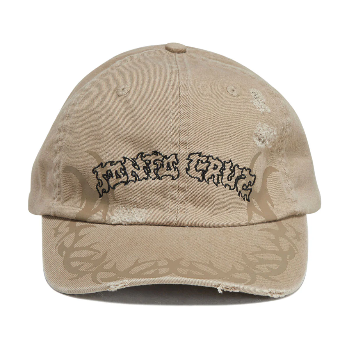 Santa Cruz Razor Arch Strip Snapback Hat - Tan