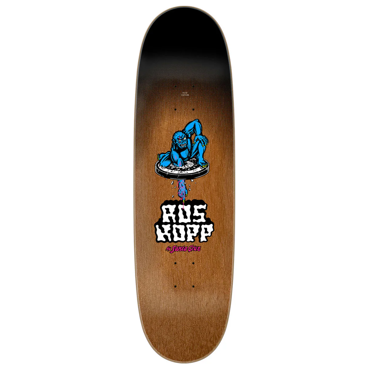Santa Cruz Roskopp Screaming Arm Pro Skateboard Deck - 9.00" - Image 2