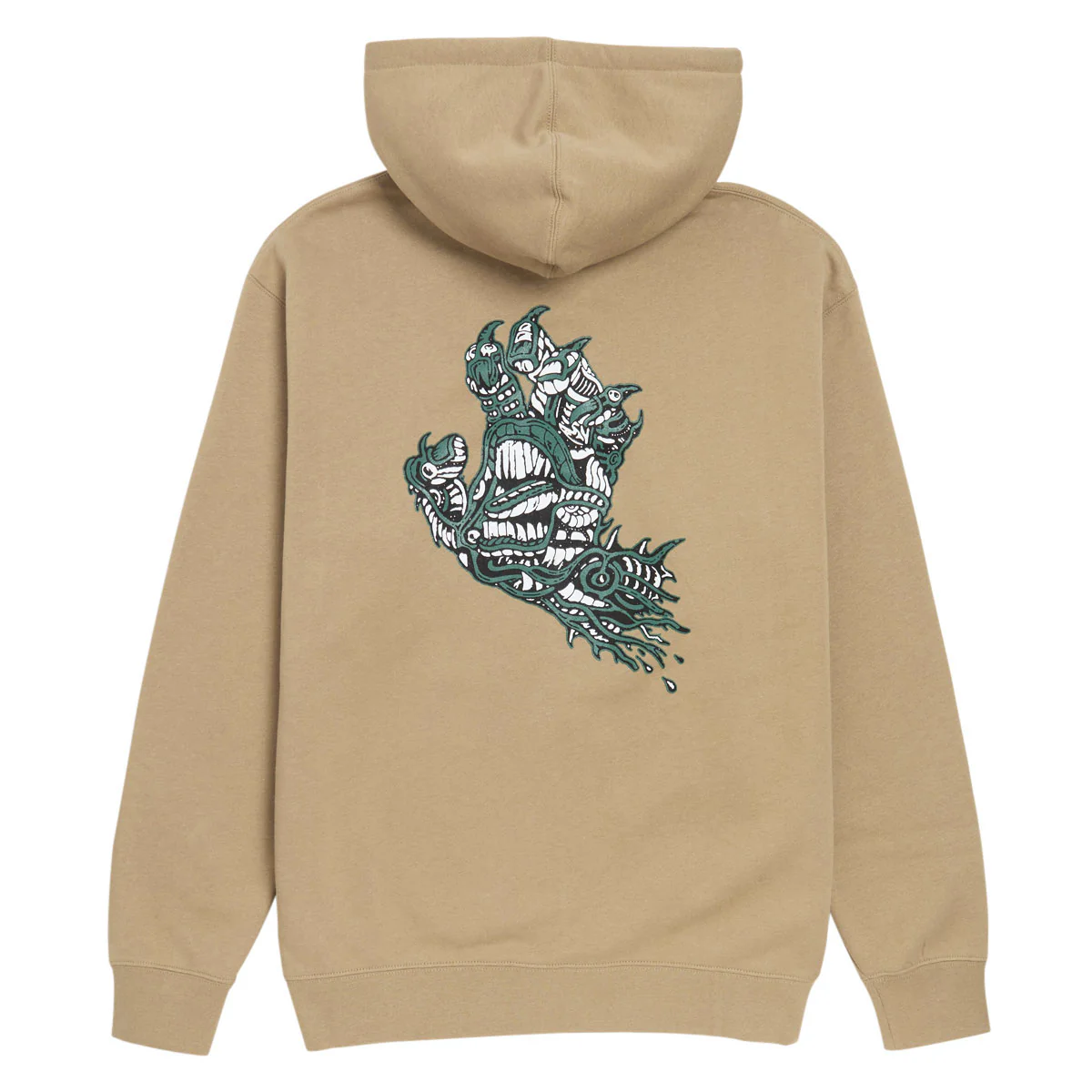 Santa Cruz Scourge Hand Zip Hoodie - Sandstone - Image 2