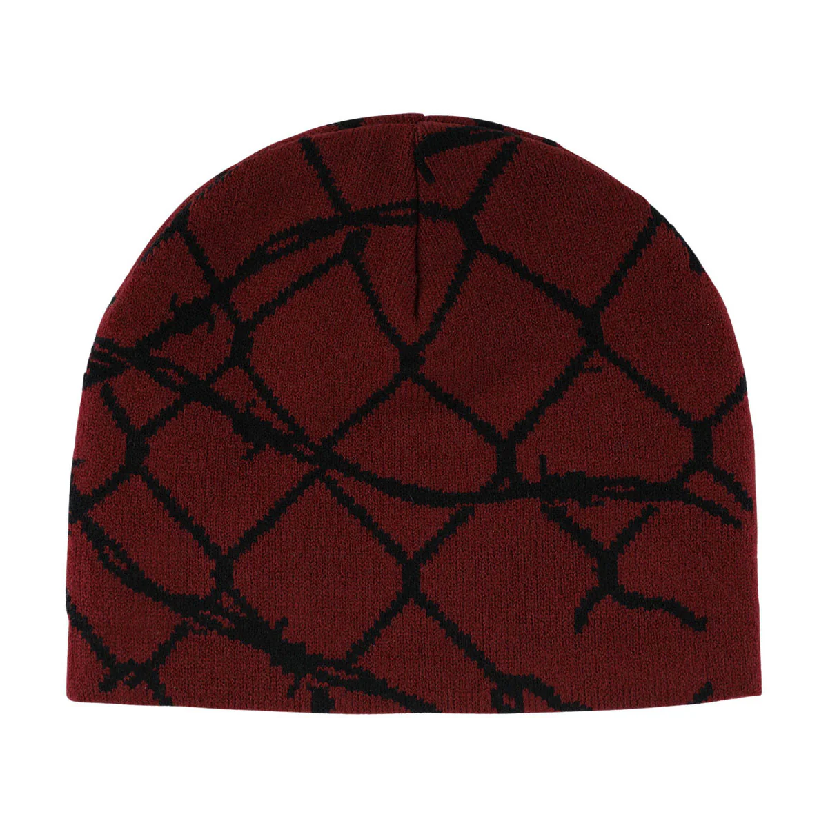 Santa Cruz Spot Chain Skull Beanie - Maroon - Image 2
