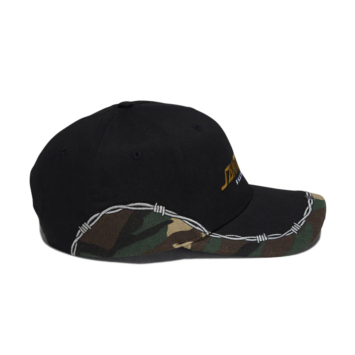 Santa Cruz Spot Snapback Hat - Black Camo - Image 4