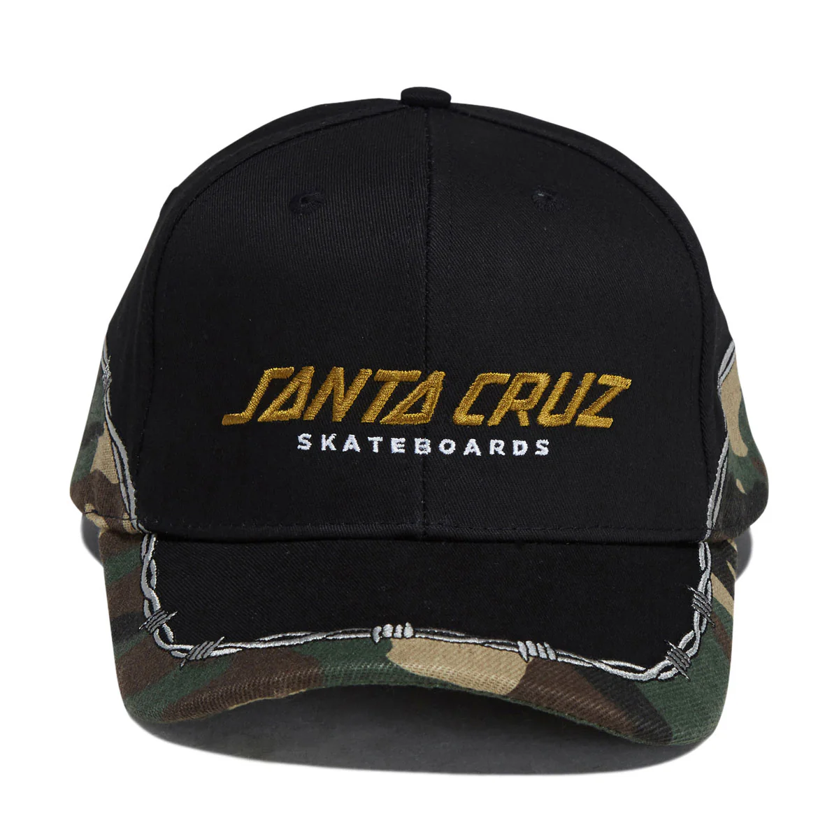 Santa Cruz Spot Snapback Hat - Black Camo - Image 5