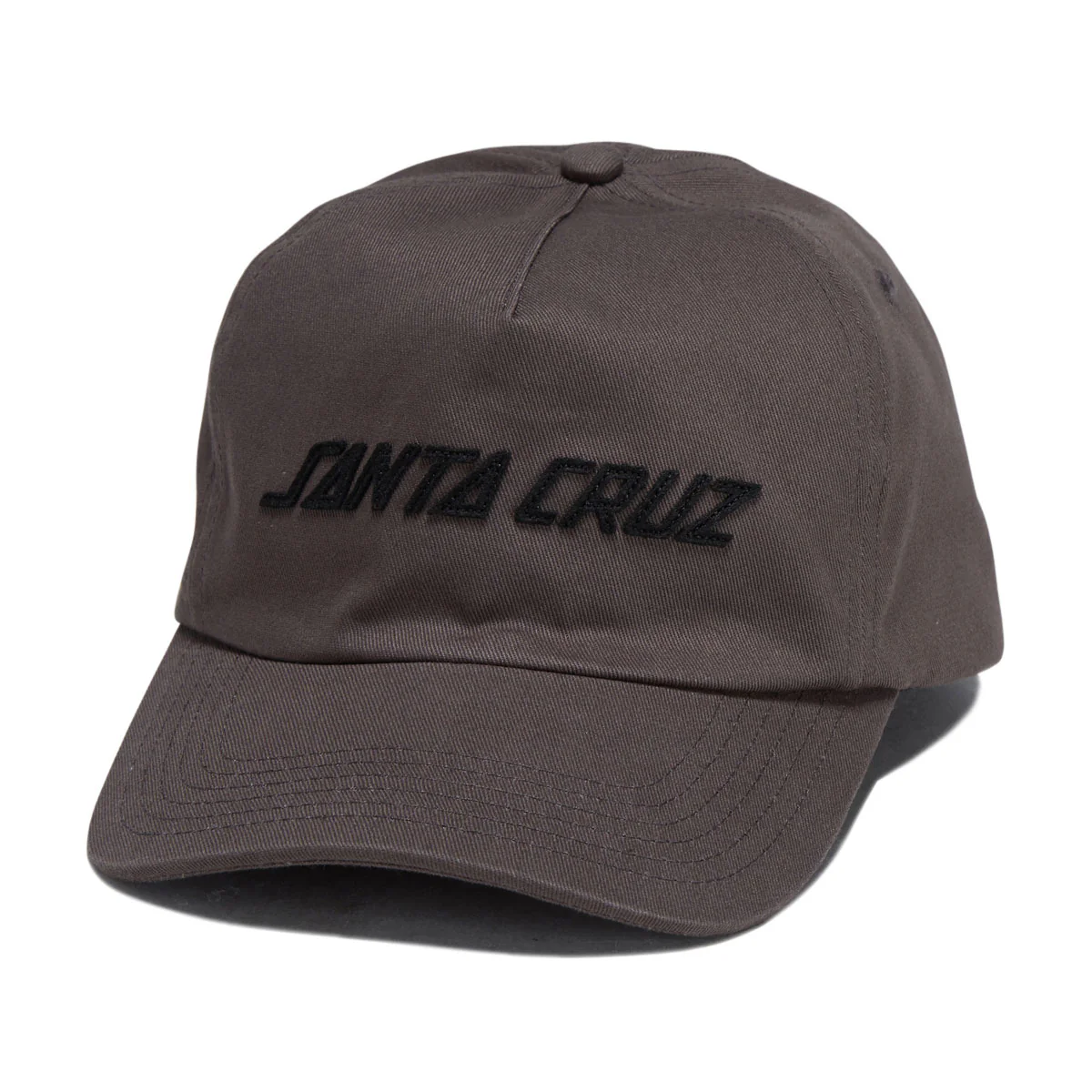 Santa Cruz Strip Felt Snapback Hat - Charcoal