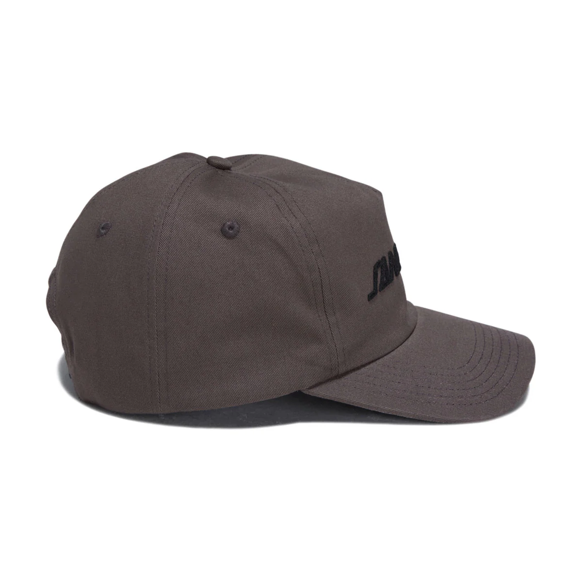 Santa Cruz Strip Felt Snapback Hat - Charcoal - Image 3