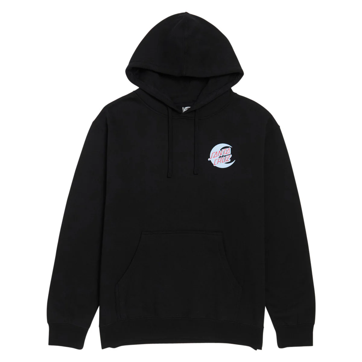 Santa Cruz Womens 2 Tone Moon Dot Hoodie - Black
