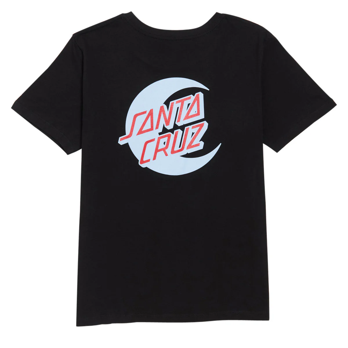 Santa Cruz Womens 2 Tone Moon Dot T-Shirt - Black - Image 2