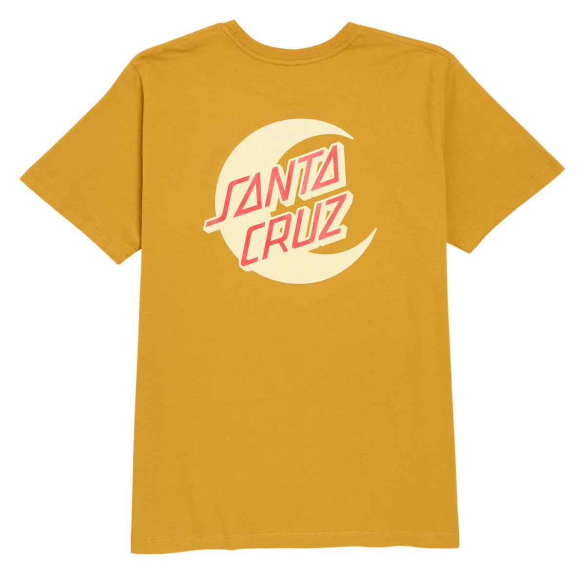 Santa Cruz Womens 2 Tone Moon Dot T-Shirt - Old Gold - Image 2