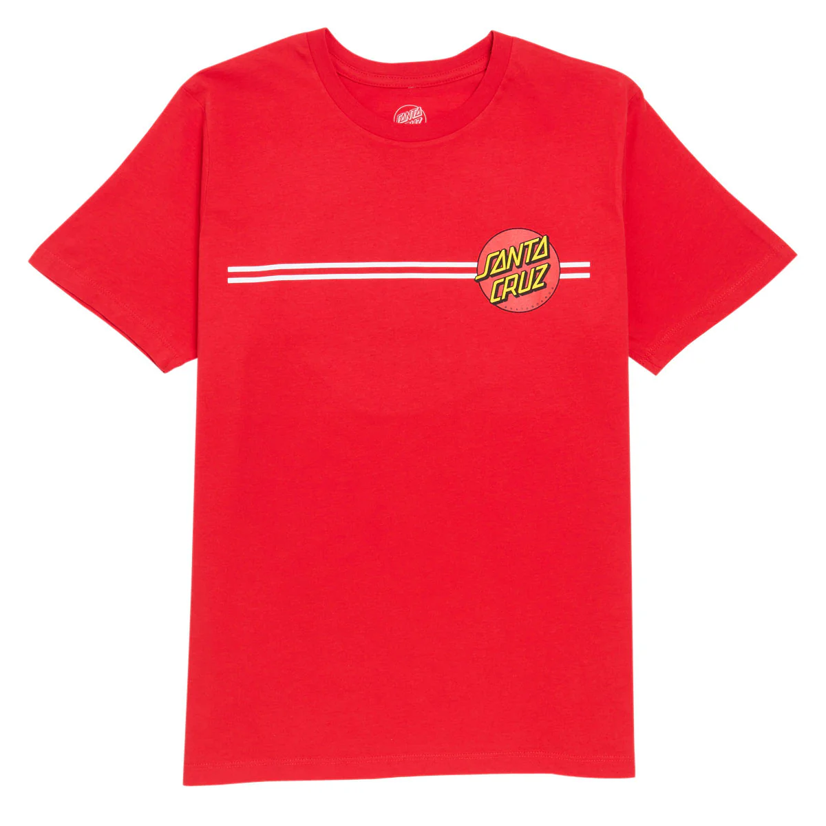 Santa Cruz Womens Classic Dot T-Shirt - Team Red