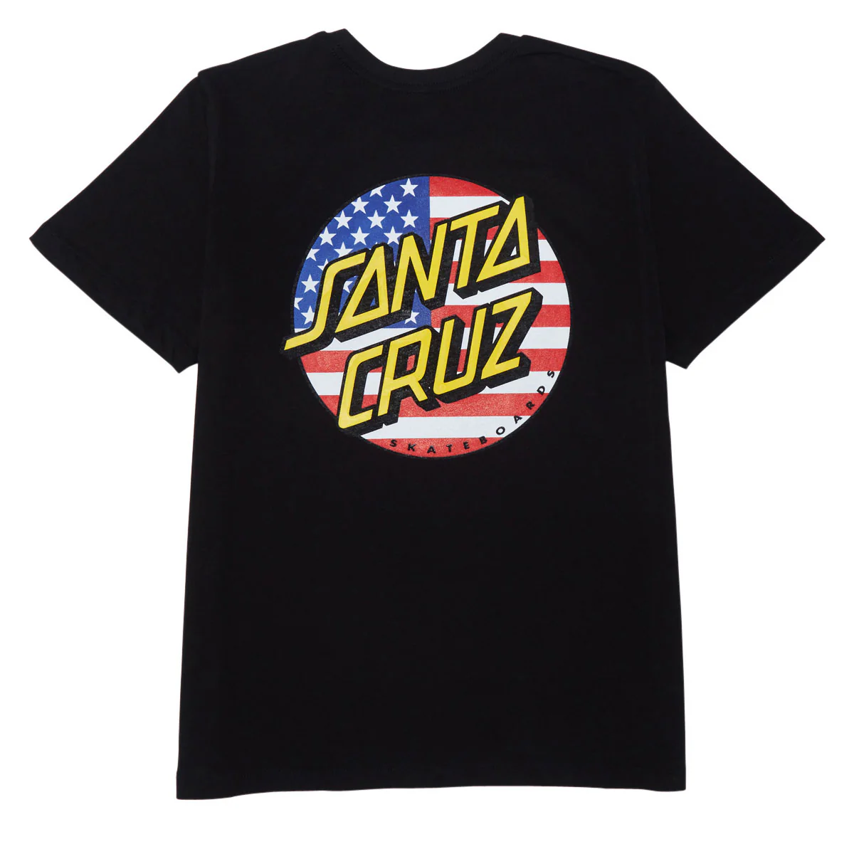 Santa Cruz Womens July 4th Dot V2 T-Shirt - Black