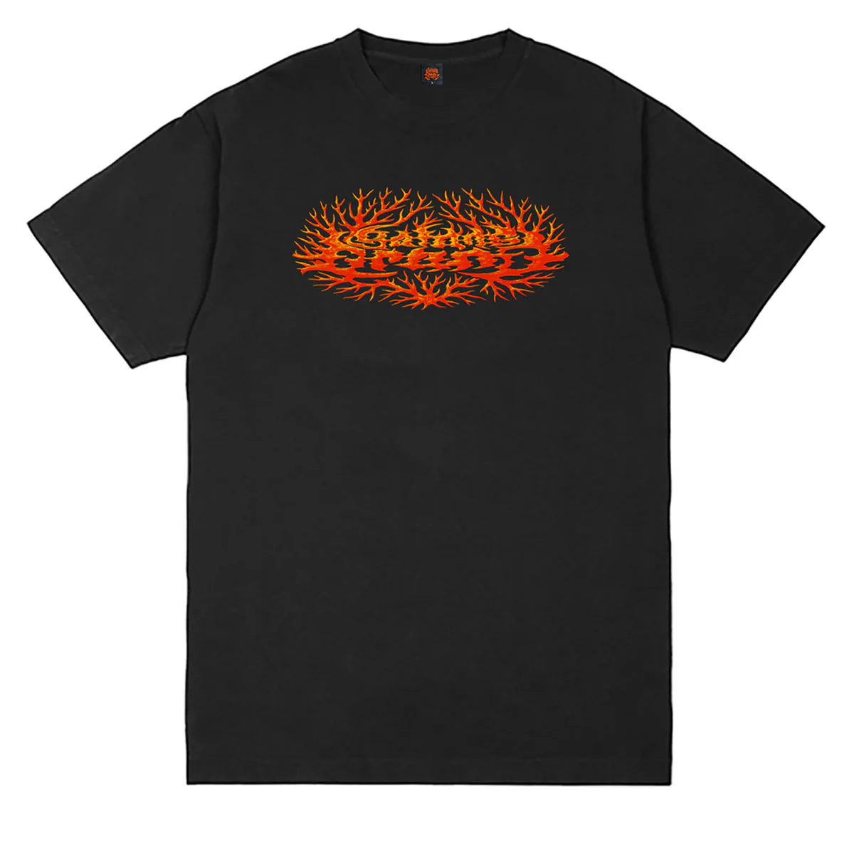 Satan's Drano Coral Logo T-Shirt - Black