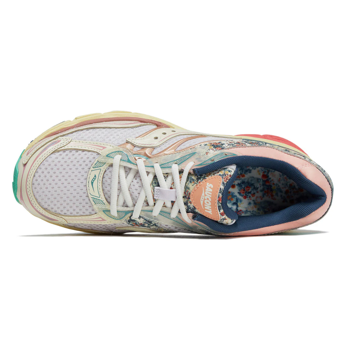 Saucony Progrid Omni 9 Shoes - Beige/Blue - Image 3
