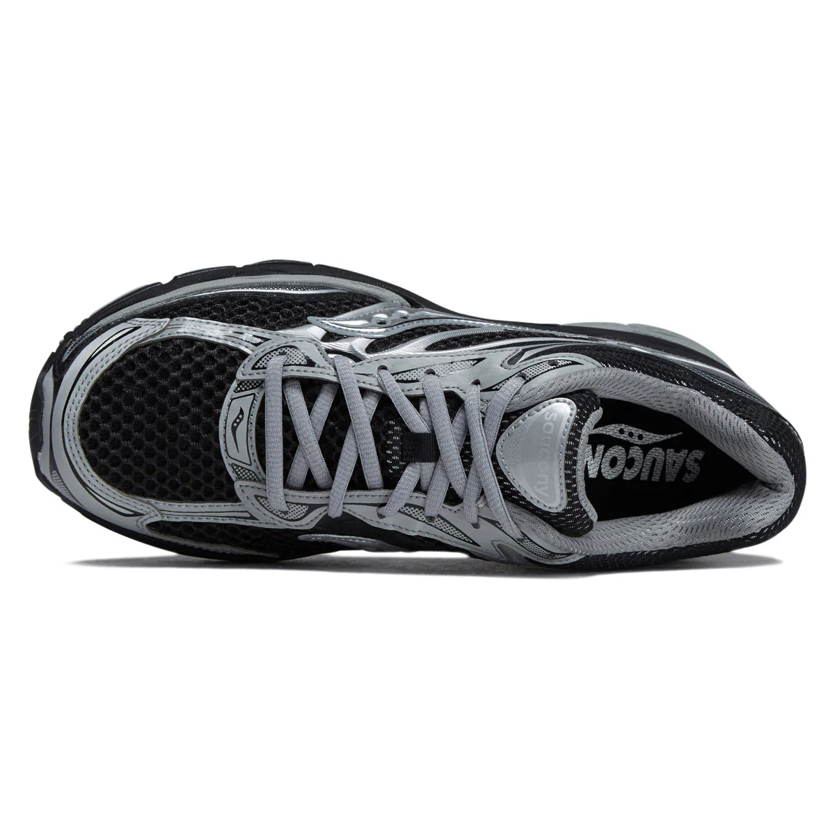 Saucony Progrid Omni 9 Shoes - Black/Silver - Image 3
