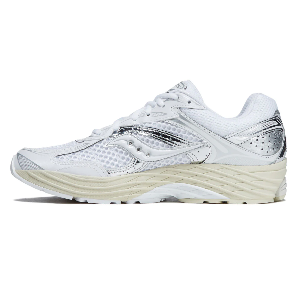 Saucony Progrid Omni 9 Shoes - White/Eggshell - Image 2