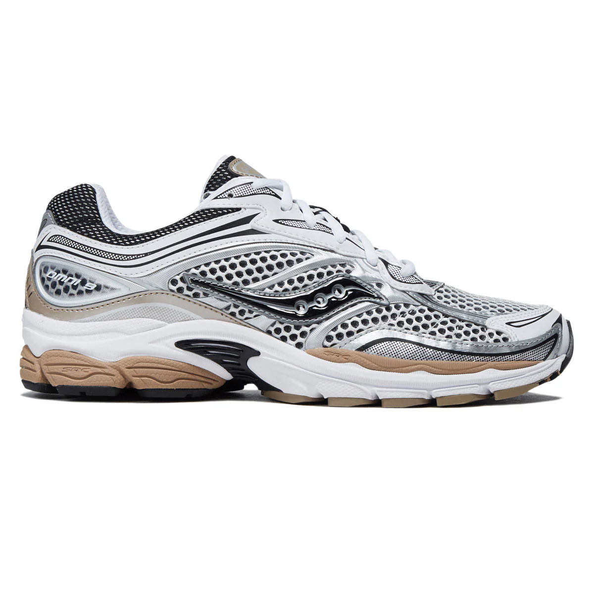 Saucony Progrid Omni 9 Shoes - White/Saddle