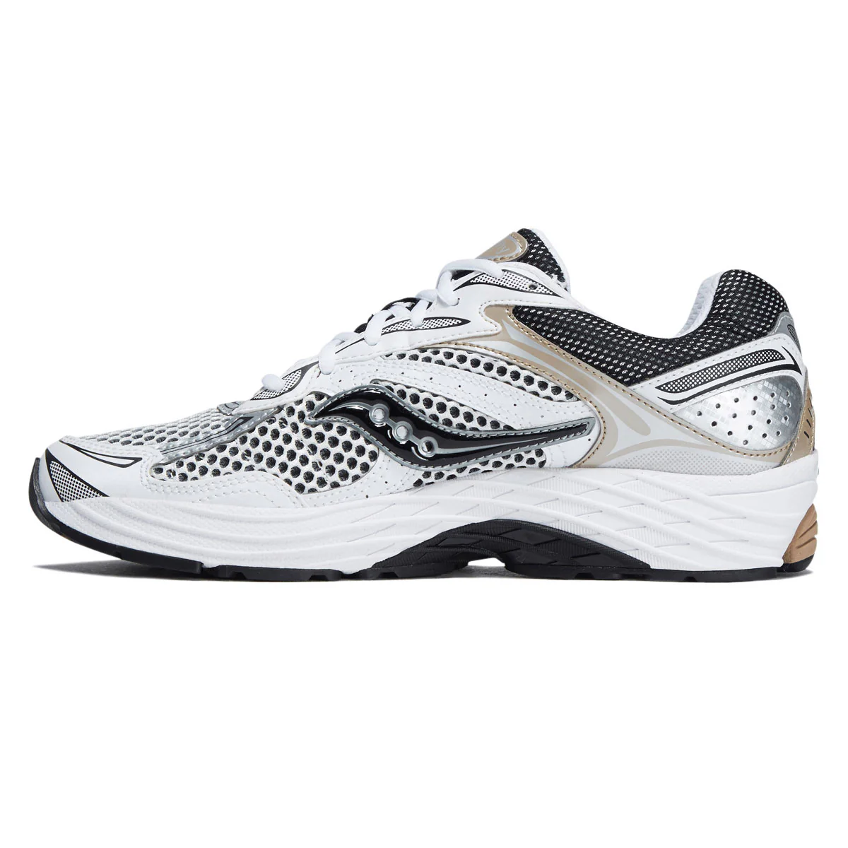 Saucony Progrid Omni 9 Shoes - White/Saddle - Image 2