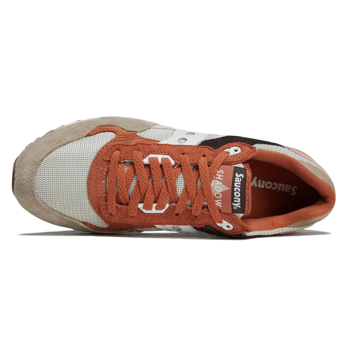 Saucony Shadow 5000 Shoes - Eggshell/Rust - Image 3