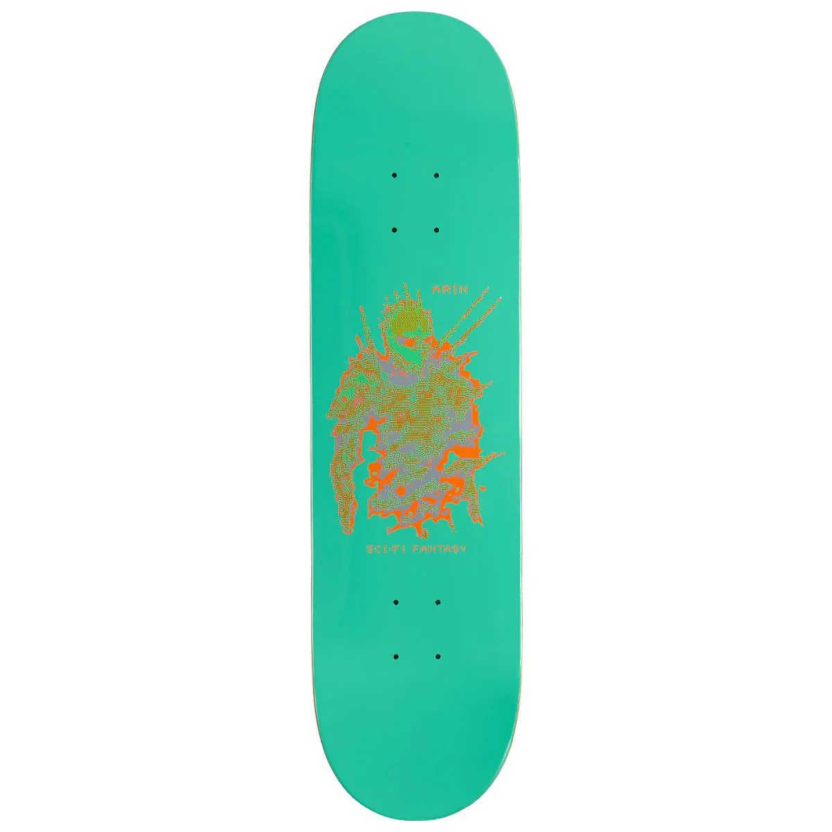 Sci-Fi Fantasy Arin Lester Digital Knight Skateboard Deck - 8.25"