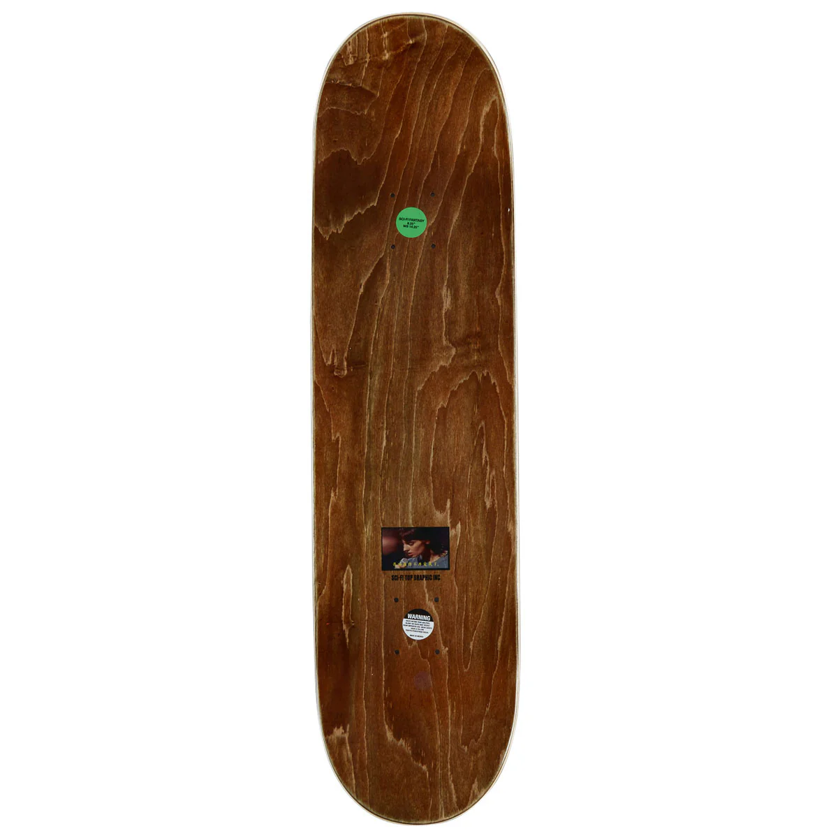 Sci-Fi Fantasy Corey Glick Sticker Collage Skateboard Deck - 8.25" - Image 2