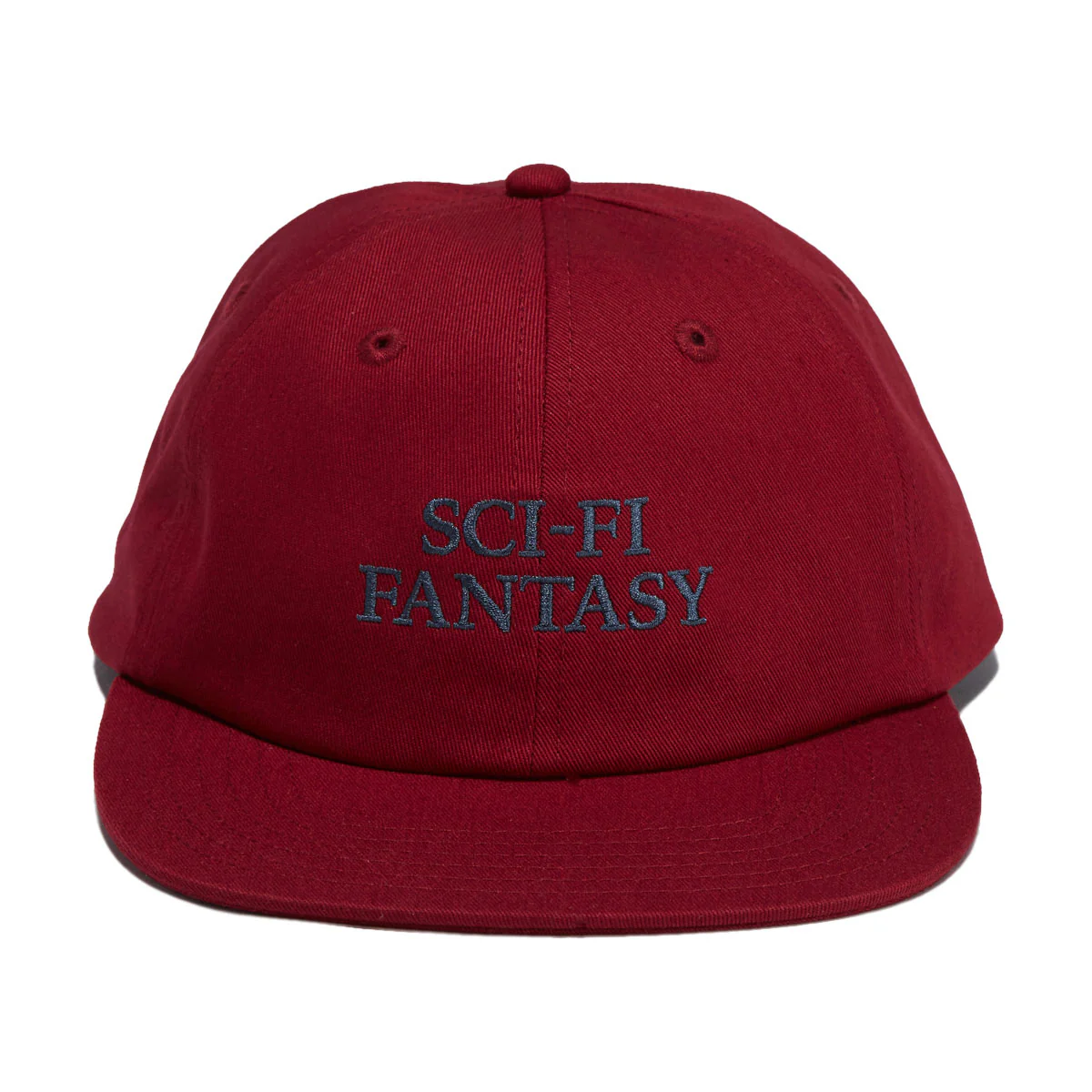 Sci-Fi Fantasy Herringbone Logo Hat - Red - Image 5