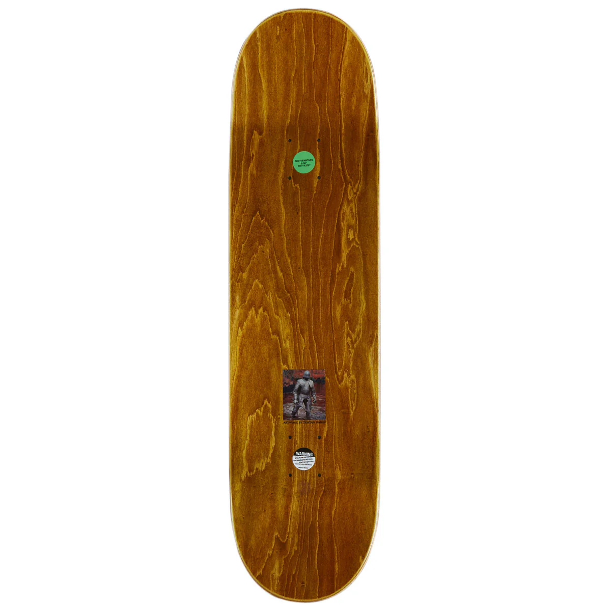 Sci-Fi Fantasy Jerry Hsu Knight Skateboard Complete - 8.38" - Image 2