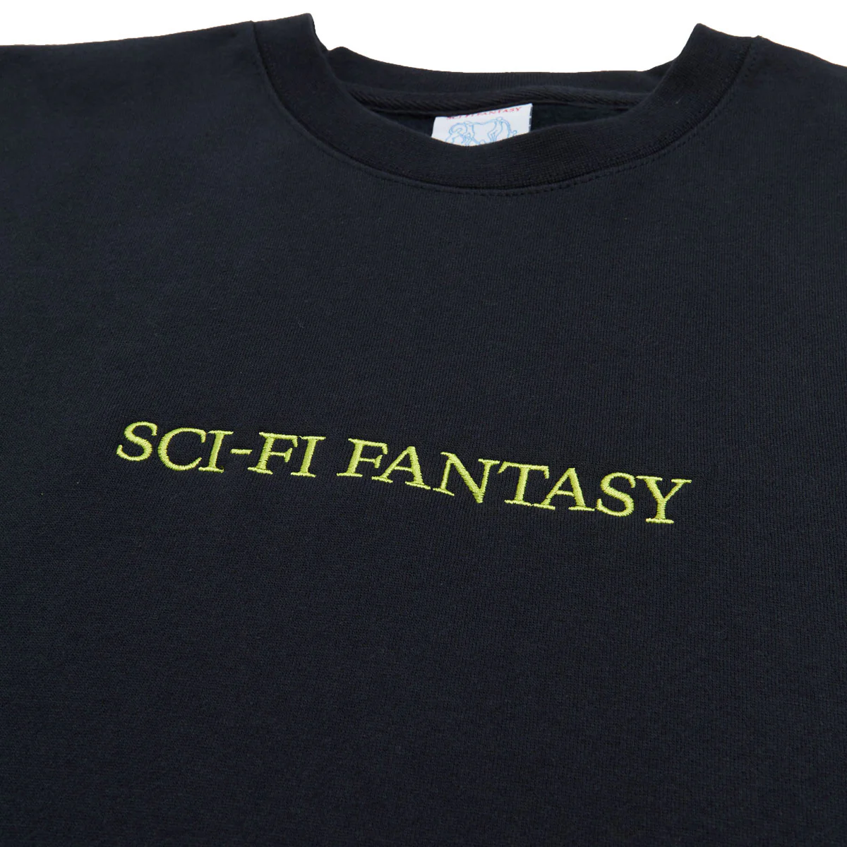 Sci-Fi Fantasy Logo Fleece Crewneck Sweatshirt - Navy - Image 2