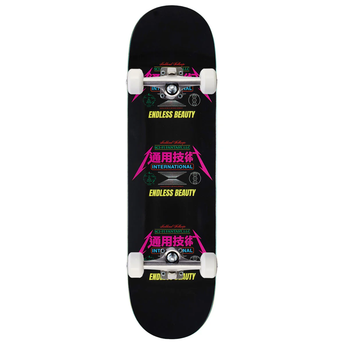 Sci-Fi Fantasy Neoliberal Beauty Skateboard Complete - 8.25"