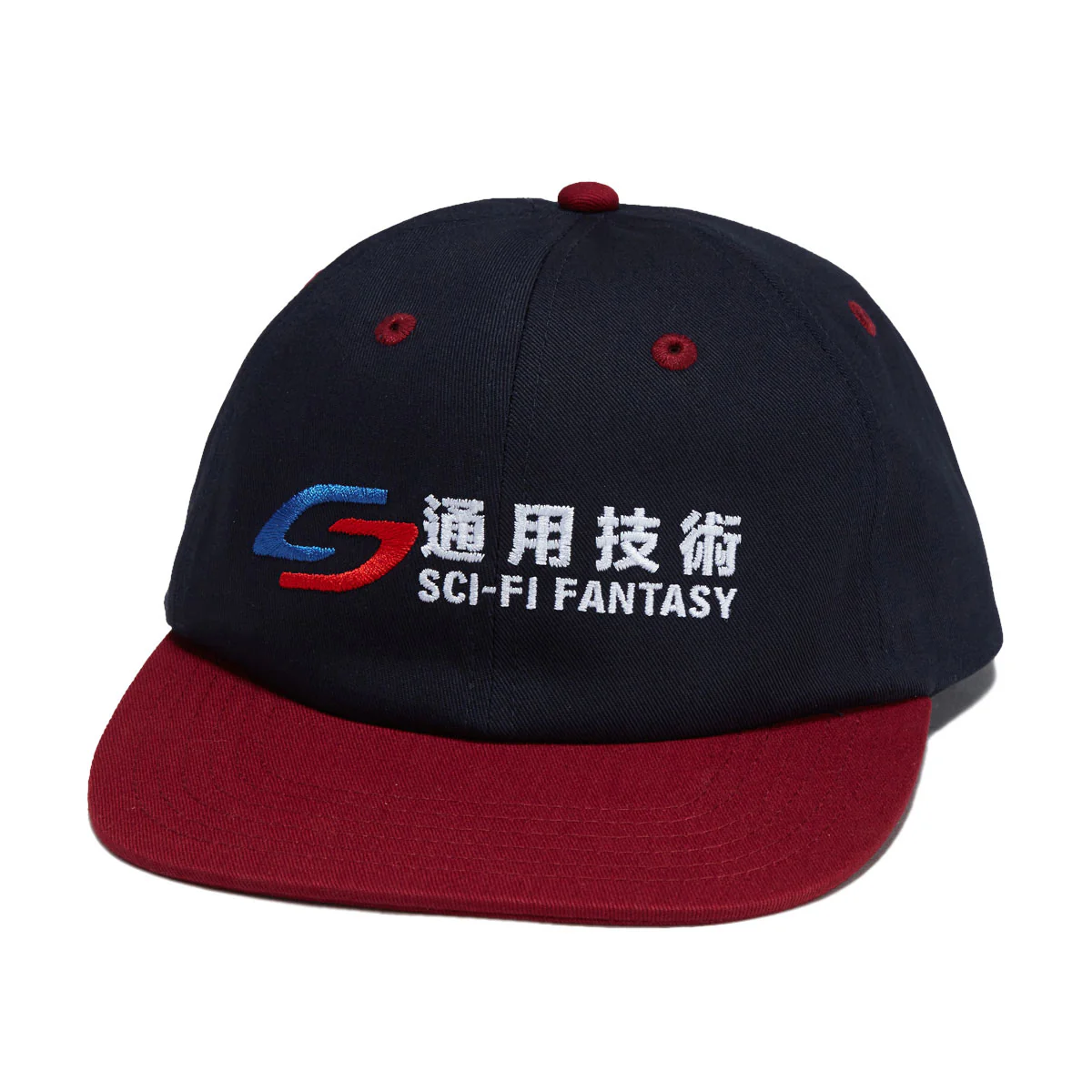Sci-Fi Fantasy Transit Hat - Navy/Deep Red