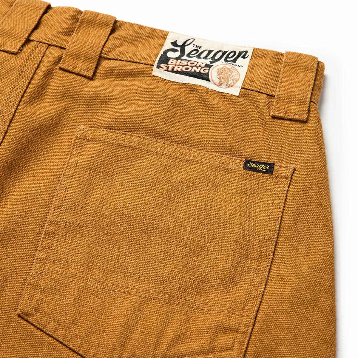 Seager Bison Canvas Shorts - Bronze - Image 3