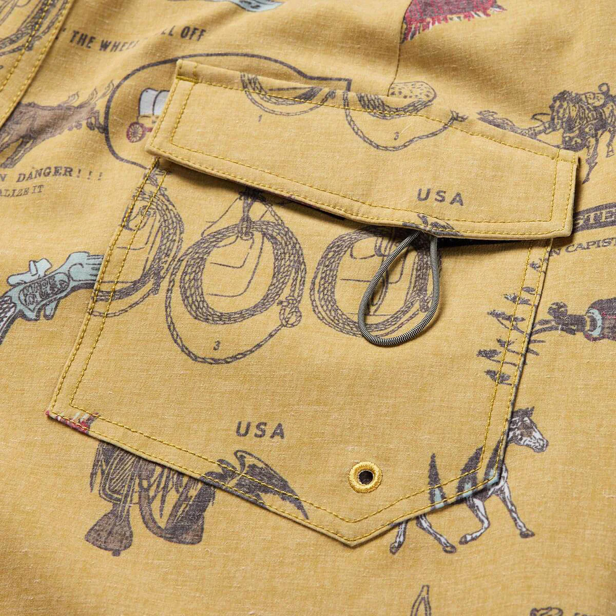 Seager Micro Dose Scallop Boardshorts - Bronze - Image 4