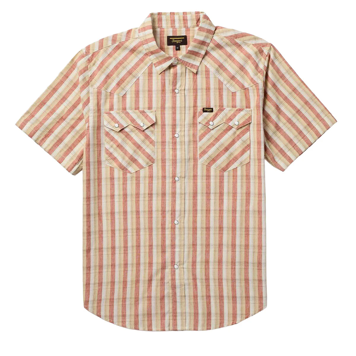 Seager Sawtoof Shirt - White Wash Plaid