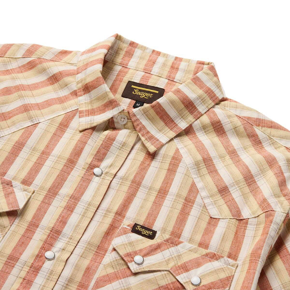 Seager Sawtoof Shirt - White Wash Plaid - Image 3