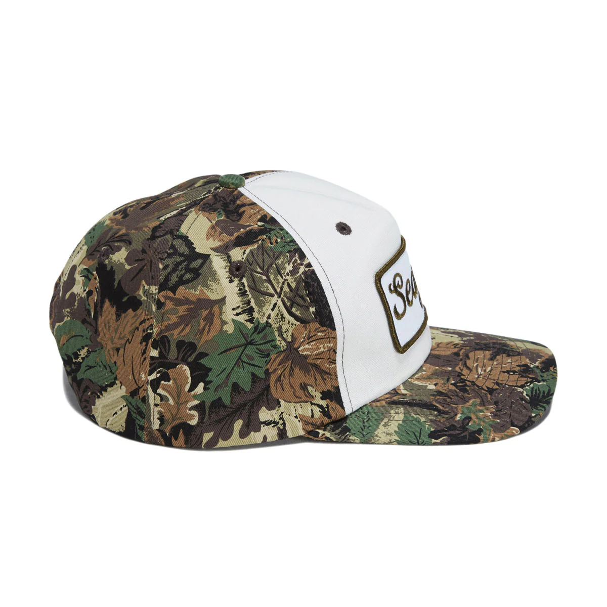 Seager Uncle Bill Snapback Hat - Camo/Cream - Image 4