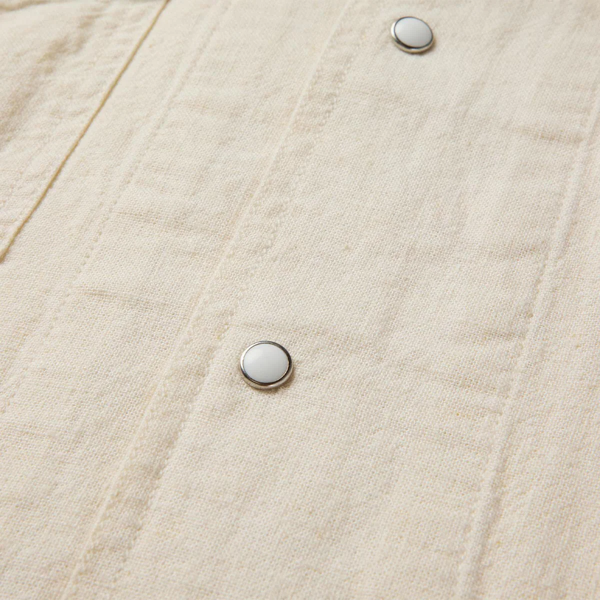 Seager Whippersnapper Embroidered Shirt - White Wash - Image 3