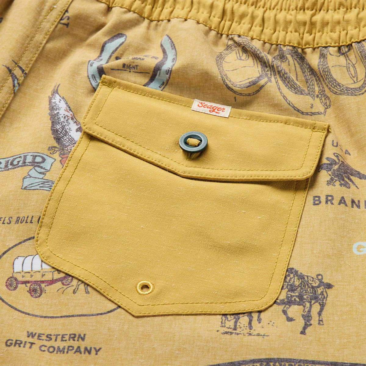 Seager Yuma EW Boardshorts - Bronze - Image 3