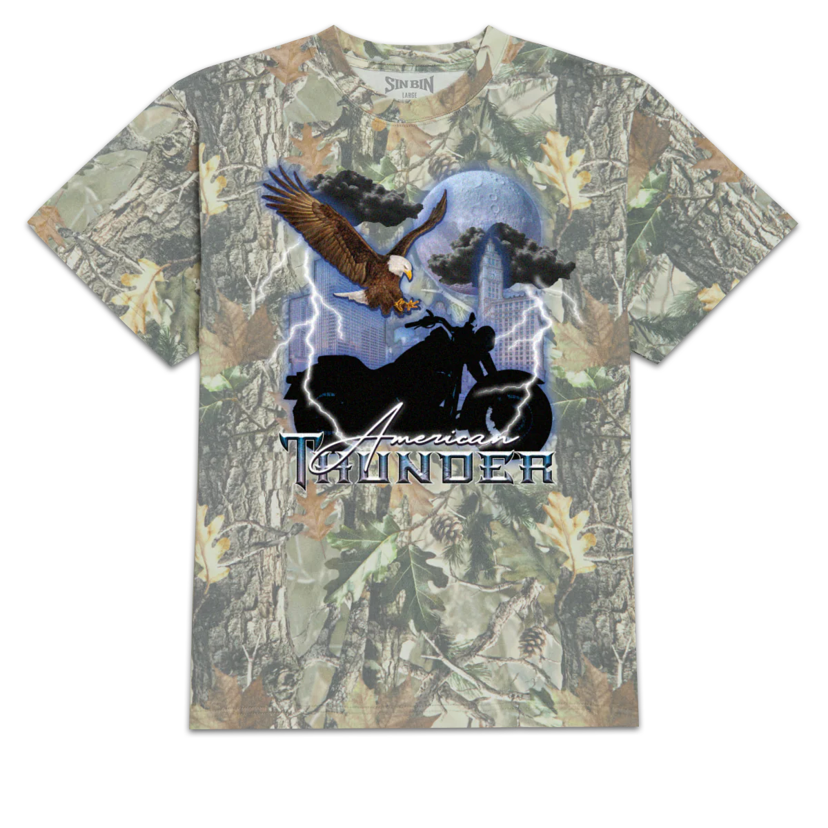 Sin Bin American Thunder T-Shirt - Camo - LG